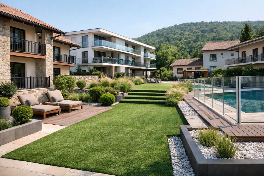 gazon artificiel lotissement